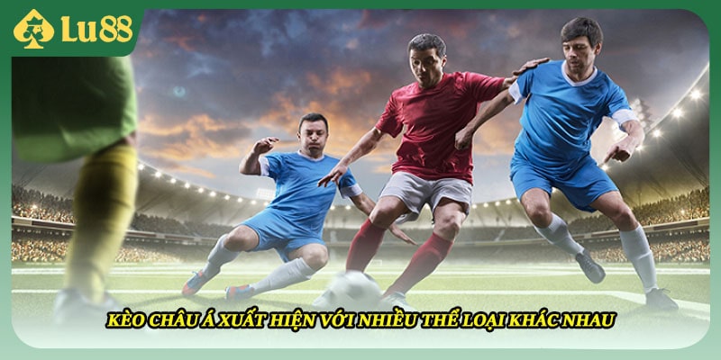 Kèo châu Á xuất hiện với nhiều thể loại khác nhau