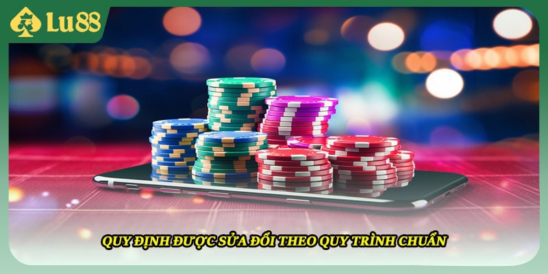 Quy định được sửa đổi theo quy trình chuẩn